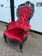 Antieke Louis Philippe Voltaire fauteuil, begin 1800. gothic, Ophalen