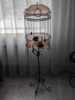Ronde vogelkooi op standaard, Dieren en Toebehoren, Vogels | Hokken en Kooien, Ophalen, Gebruikt, Overige materialen, Vogelkooi