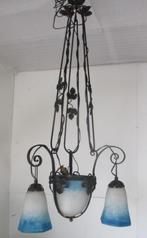 vintage pate de verre lamp luster Rethondes ACJ, Ophalen