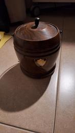 Oude houten bak met deksel, Ophalen of Verzenden