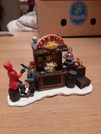 Kerstdorp miniatuur kraam, Ophalen of Verzenden, Zo goed als nieuw