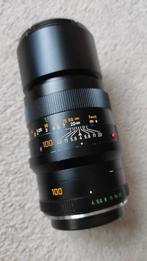 Leitz Leica 100mm macrolens Macro-Elmar-R 1:4/100 + adapter, Ophalen of Verzenden, Gebruikt, Macrolens