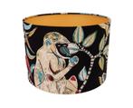Lampenkap Jungle Zwart ​Ø 30 cm, Huis en Inrichting, Lampen | Lampenkappen, Verzenden, Rond, Nieuw, Minder dan 25 cm