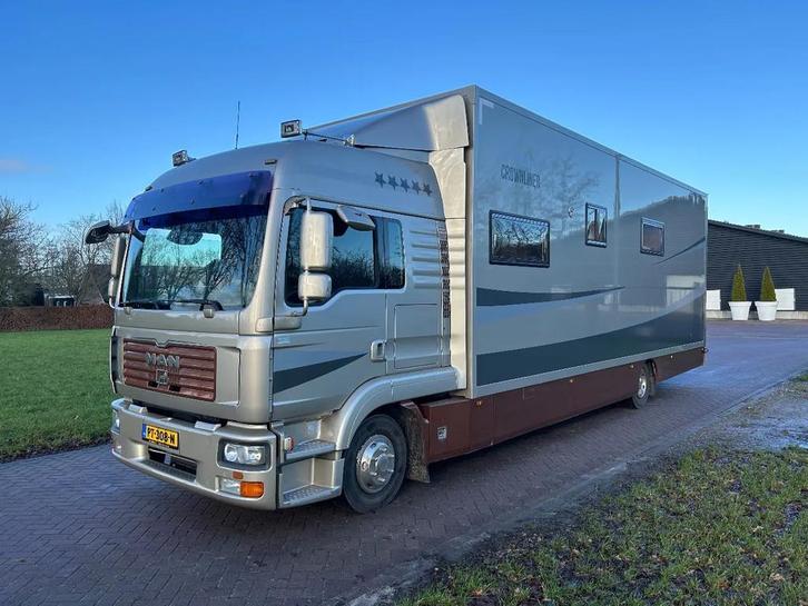 MAN TGL 12.240 4X2 BL kampeerwagen C RIJBEWIJS (bj 2009), Caravans en Kamperen, Campers, Bedrijf, Overige merken, Diesel, Automaat