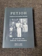 Petjoh Indisch woordenboek - Fred S. Loen, Ophalen of Verzenden, Zo goed als nieuw