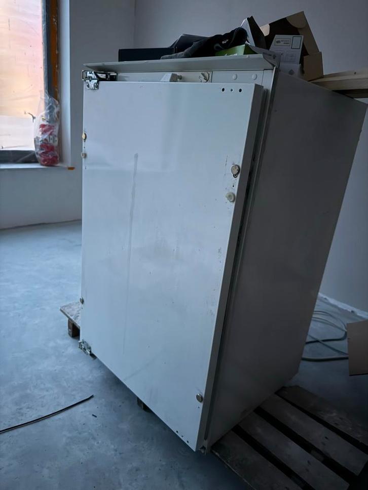 Inbouw Koelkast - Gebruikt tijdens bouw, Witgoed en Apparatuur, Vaatwasmachines, Gebruikt, Inbouw, 85 tot 90 cm, 45 tot 60 cm