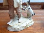 2 biscuit porseleinen beeldjes, blind gemerkt, Antiek en Kunst, Antiek | Porselein, Ophalen of Verzenden