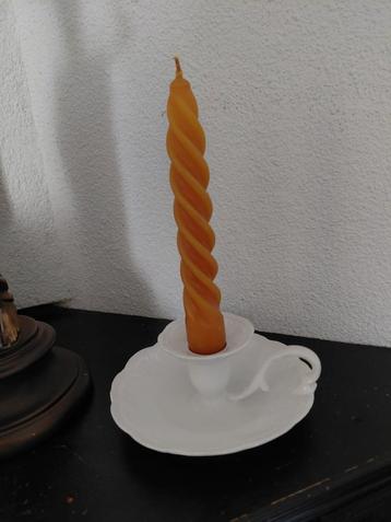 Porseleinen blaker kaarsen kandelaar met handvat  beschikbaar voor biedingen