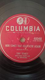 78 toeren:  Jazz: Tony Bennet  (3 platen), Cd's en Dvd's, Vinyl | Jazz en Blues, Gebruikt, 10 inch, Ophalen of Verzenden, 1940 tot 1960