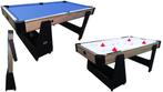 Pooltafel / Airhockey TopTable Twist 2-1 Max Mobile, Wood, Nieuw, Ophalen of Verzenden, Pooltafel