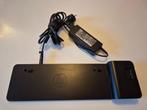 HP UltraSlim Docking Station Zwart met voeding, Computers en Software, Dockingstations, Ophalen of Verzenden, Zo goed als nieuw