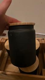 4x bewaarpot Ikea, Huis en Inrichting, Ophalen, Gebruikt, Glas, Pot, Bus of Blik
