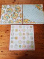 3 schitterende scrapvellen van the scrapcake., Ophalen of Verzenden, Nieuw, Papier of Karton