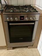 Bosch gasfornuis met hete lucht oven, Ophalen, Hete lucht, 4 kookzones, Zo goed als nieuw