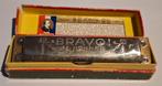 Vintage Hohner Orchester Bravo mondharmonica in C, Ophalen of Verzenden, Gebruikt