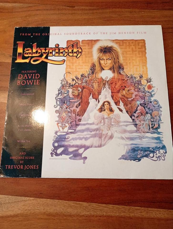 labyrinth featuring David Bowie 1ste persing, Cd's en Dvd's, Vinyl | Filmmuziek en Soundtracks, Gebruikt, 12 inch, Ophalen of Verzenden