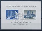 DDR 1963, blok 18, Gestempeld., Verzenden, DDR, Gestempeld