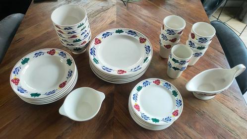 Boerenbont servies, Huis en Inrichting, Keuken | Servies, Gebruikt, Boerenbont, Ophalen of Verzenden