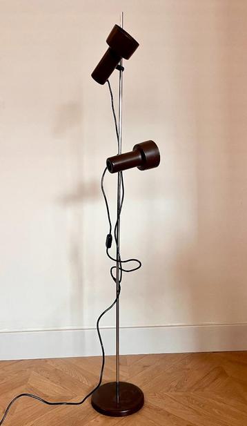 Vintage vloerlamp met 2 spots  beschikbaar voor biedingen