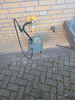 Bandenpomp op luchtdruk, Ophalen, Gebruikt