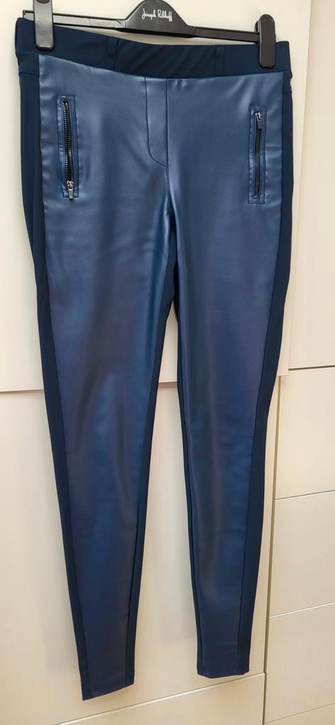 Studio anneloes met faux maat S, Kleding | Dames, Broeken en Pantalons, Zo goed als nieuw, Maat 36 (S), Blauw, Lang, Ophalen of Verzenden
