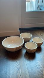 Claire Wilson’s schalen 4x, Huis en Inrichting, Keuken | Servies, Ophalen, Kom(men), Overige stijlen, Glas