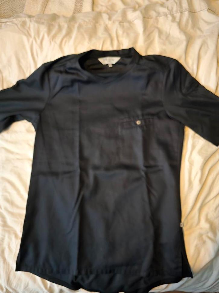 Le Nouveau Chef T-Shirt Ferre Patriot Blue/Zwart, Kleding | Heren, T-shirts, Zo goed als nieuw, Maat 56/58 (XL), Blauw, Ophalen of Verzenden