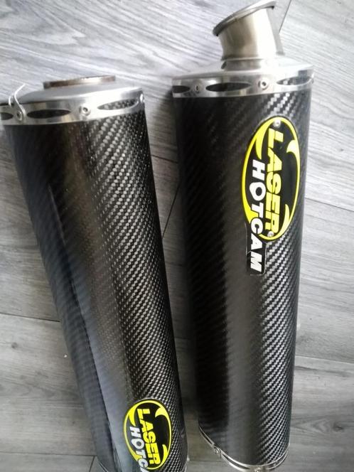 SP1 SP 1 laser carbon uitlaat dempers incl E keur en DB klr, Motoren, Onderdelen | Honda, Nieuw, Ophalen of Verzenden