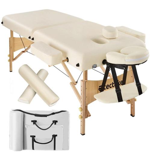 Massagetafel-set 2 zones (zwarte draagtas), Sport en Fitness, Massageproducten, Zo goed als nieuw, Massagetafel, Ophalen