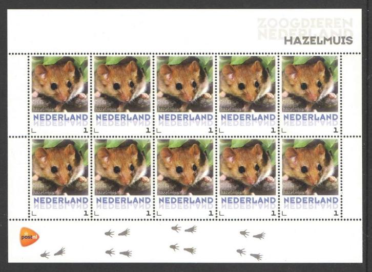 Postzegels Zoogdieren in Nederland: Hazelmuis, Postzegels en Munten, Postzegels | Nederland, Postfris, Na 1940, Ophalen of Verzenden