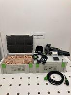 Festool df500q domino frees set, Doe-het-zelf en Verbouw, Gereedschap | Freesmachines, Ophalen, Zo goed als nieuw, Bovenfrees