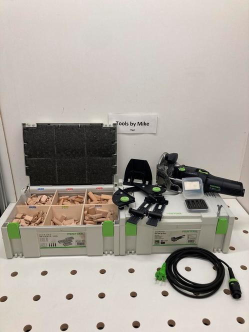Festool df500q domino frees set, Doe-het-zelf en Verbouw, Gereedschap | Freesmachines, Zo goed als nieuw, Elektrisch, Bovenfrees