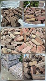 ✅️🧱OUD GEBAKKEN WAALTJES.  VIJFDUIMERS. GEMÊLEERD, Tuin en Terras, Ophalen of Verzenden, Gebruikt, Keramiek, Klinkers