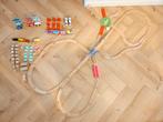 Houten trein baan diverse sets met connectoren duplo., Ophalen of Verzenden, Zo goed als nieuw