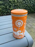 Oud vintage oranje beschuitblik Verkade, Verzamelen, Blikken, Verzenden, Zo goed als nieuw, Overige, Overige merken