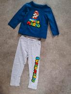 Setje  92  Super Mario, Kinderen en Baby's, Kinderkleding | Maat 92, Ophalen of Verzenden, Gebruikt, Jongen