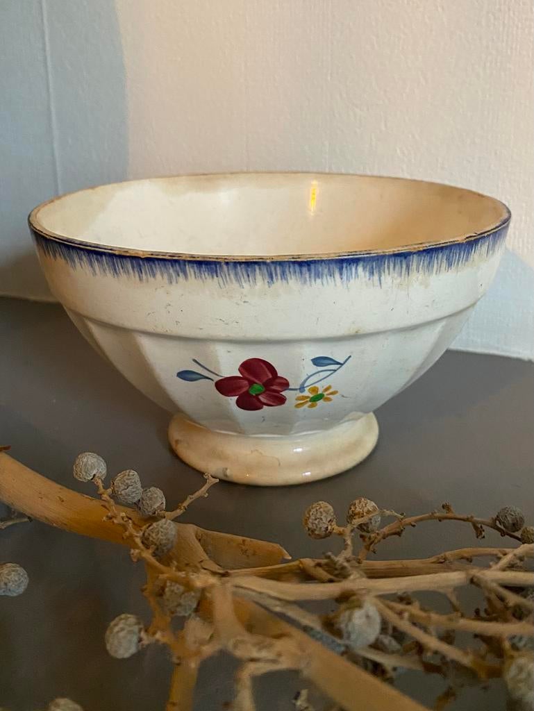 Mooie Franse spoelkom Digoin, Ophalen of Verzenden