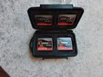 4 CF GEHEUGENKAARTEN MET PELICAN KAARTBOX, Gebruikt, Scandisk, Ophalen of Verzenden, 2 GB