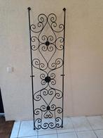 Handgesmede ijzeren sierhekwerk hek hekwerk, Tuin en Terras, Tuinhekken en Hekwerk, Ophalen, Gebruikt, Overige materialen, Sierhekwerk