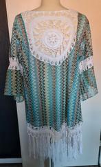 Mooie gehaakte ibiza tuniek, Kleding | Dames, Blouses en Tunieken, Ophalen of Verzenden, Zo goed als nieuw, Maat 46/48 (XL) of groter
