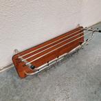 Vintage kapstok jaren 60 wandkapstok teak, Huis en Inrichting, Woonaccessoires | Kapstokken, Wandkapstok, Kolibrivintagehal@gmail.com