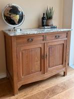 Antiek dressoir / commode marmer blad, Huis en Inrichting, Kasten | Dressoirs, Ophalen, 25 tot 50 cm