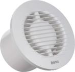 Badkamerventilator rond Ø 100 mm Wit – Basis, Ophalen of Verzenden, Nieuw