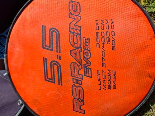Neilpryde RS:R 5.5 + NP X9 370, Watersport en Boten, Windsurfen, Gebruikt, Mast, Minder dan 250 cm, Minder dan 5 m², Ophalen