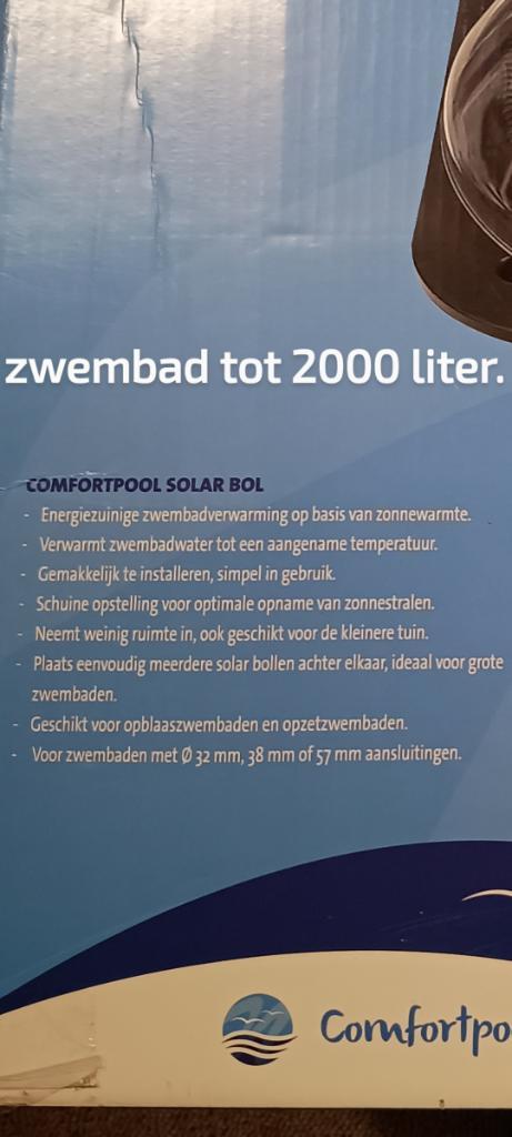 Confortpool solar dome., Tuin en Terras, Zwembad-toebehoren, Gebruikt, Verwarming, Ophalen