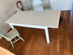 Uitschuifbare tafel IKEA, wit. T.e.a.b.!!!!!, Huis en Inrichting, Tafels | Eettafels, Ophalen, Gebruikt, Rechthoekig, 50 tot 100 cm