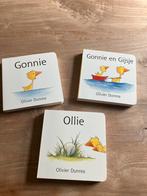 Gonnie, Gijsje & Ollie - 3 Boekjes Olivier dunrea kartonboek, Ophalen of Verzenden, Zo goed als nieuw, 1 tot 2 jaar