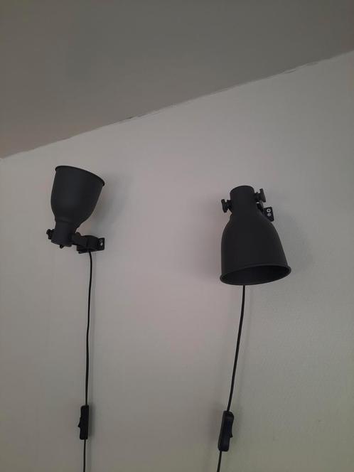 2x Ikea wand-/klemspot "HEKTAR", Huis en Inrichting, Lampen | Wandlampen, Zo goed als nieuw, Overige materialen, Ophalen of Verzenden