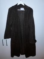 Bohemiana Donkerbruin Lang Wollen Vest Maat One Size, Maat 38/40 (M), Bruin, Ophalen of Verzenden, Zo goed als nieuw