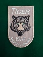 GAF Tiger helicopter ISAF patch ( uniek), Ophalen of Verzenden, Zo goed als nieuw, Patch, Badge of Embleem